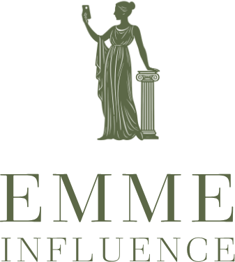 EMME Influence logo in olive